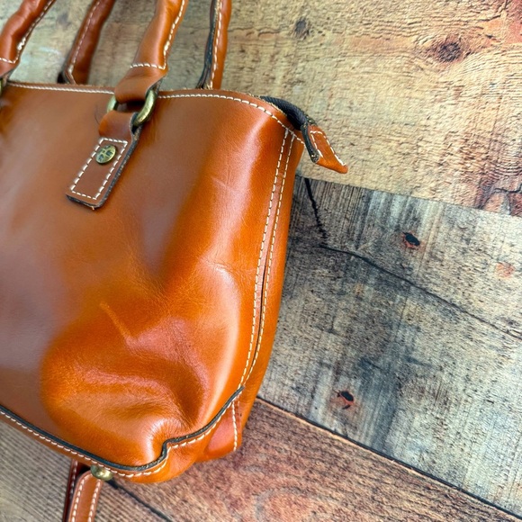 NWOT Patricia Nash Heritage Collection Angela Brown Leather Satchel/Crossbody - Picture 4 of 16